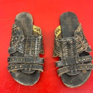 Bed stu sandals leather distressed size 7.5